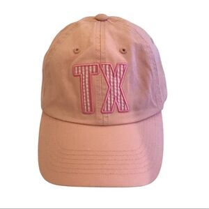 Home Free Pink Texas Seersucker Plaid Print Hat